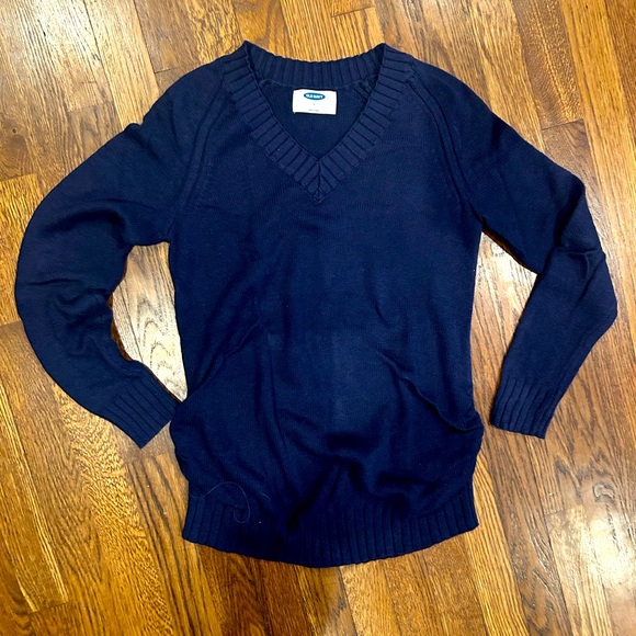 EUC Navy Blue Old Navy Maternity Sweater - Picture 1 of 6